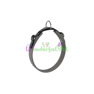 Эластичный ошейник с системой микро регулировки Ferplast Ergoflex C18 33 Grey для собак