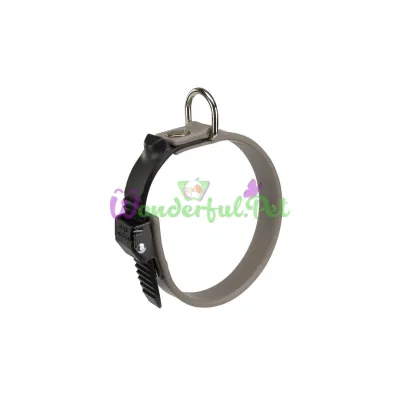 Эластичный ошейник с системой микро регулировки Ferplast Ergoflex C15 22 Grey для собак A: 18÷22 см B: 15 мм