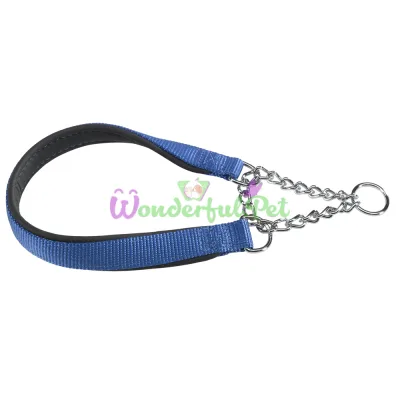 Нейлоновый ошейник с металлической цепочкой Ferplast Daytona CSS25 60 Blue для собак A: 60 см B: 25 см