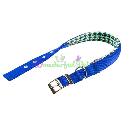 Нейлоновый ошейник Ferplast Daytona Fanasy C25 53 Blue для собак синий A: 45x53 см B: 25 мм