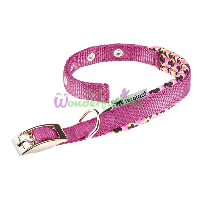 Нейлоновый ошейник Ferplast Daytona Fanasy C15 35 Purple для собак фиолетовый A: 27x35 см B: 15 мм