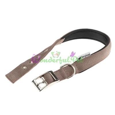 Нейлоновый ошейник Ferplast Daytona C25 53 Brown для собак коричневый A: 45x53 см B: 25 мм