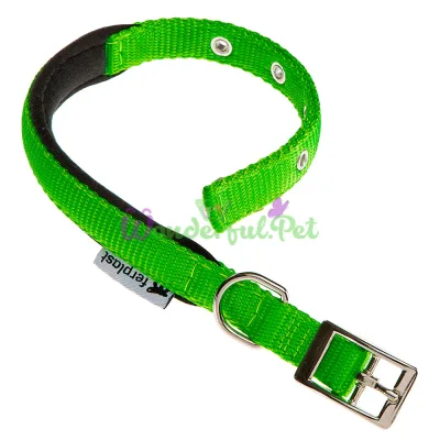 Нейлоновый ошейник Ferplast Daytona C15 35 Green для собак зеленый A: 27x35 см B: 15 мм