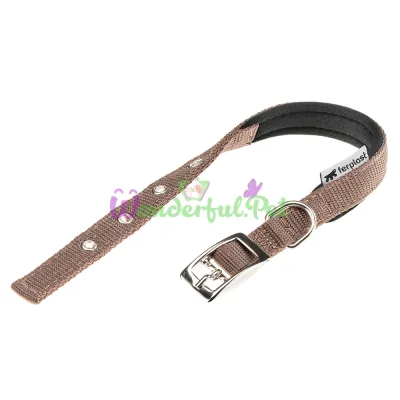 Нейлоновый ошейник Ferplast Daytona C15 35 Brown для собак коричневый A: 27x35 см B: 15 мм