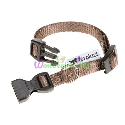 Нейлоновый ошейник Ferplast Club C10 32 Colours Brown для собак коричневый 23x32 см