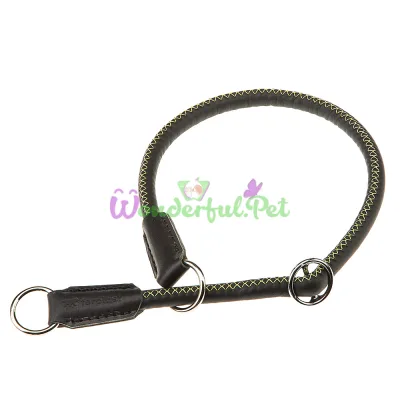 Ошейник-полуудавка Ferplast Derby CS12 60 Black для собак из эко-кожи черная A: 60 см 12 мм