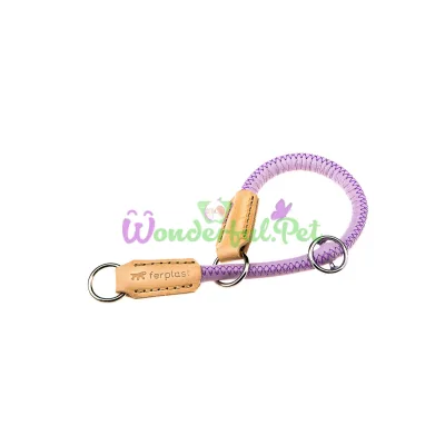Ошейник-полуудавка Ferplast Derby CS10 35 Purple для собак из эко-кожи черная A: 35 см 10 мм