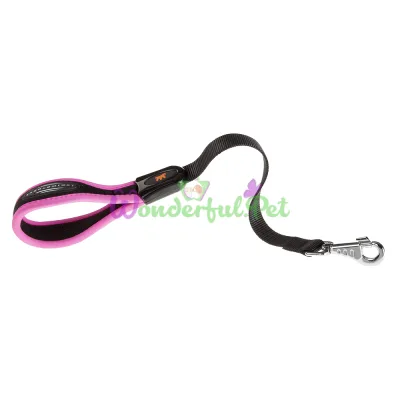 Эргономичный поводок Ferplast Ergofluo GM25 55 Pink для собак с ручкой на мягкой подкладке 25 мм 55 см