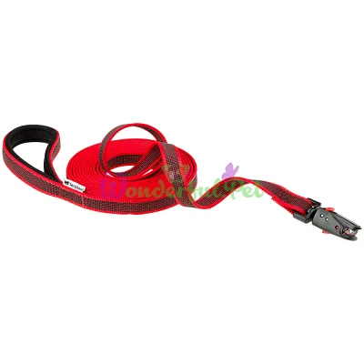 Поводок для собак без ручки Ferplast Daytona Gummy Matic G20 500 Red из прорезиненного нейлона 20 мм 500 см