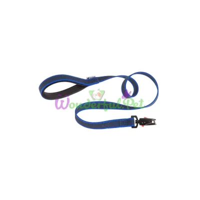 Поводок для собак без ручки Ferplast Daytona Gummy Matic G20 120 Blue из прорезиненного нейлона 20 мм 120 см