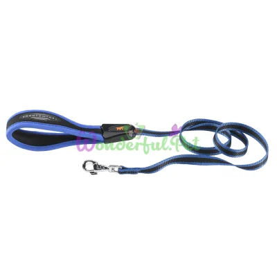 Поводок Ferplast Ergocomfort G15 120 Blue для собак с эргономичной ручкой на подкладке 15 мм 120 см