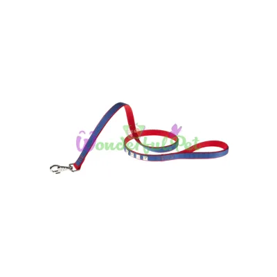 Нейлоновый поводок Ferplast Dual G20 120 PI Blue-Red для собак 20 мм 120 см