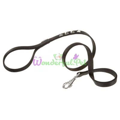 Нейлоновый поводок Ferplast Dual G20 120 PI Black для собак 20 мм 120 см