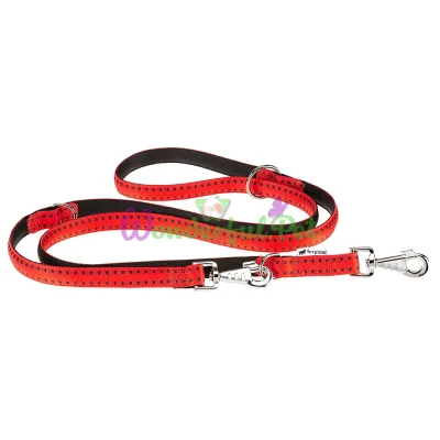 Нейлоновый поводок Ferplast Cricket Matic GA15 200 Red для дрессировки собак красный 15 мм 200 см
