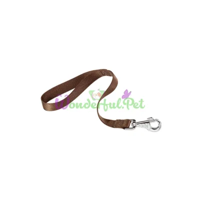 Нейлоновый поводок Ferplast Club GM25 45 Brown для собак коричневый 25 мм 45 см