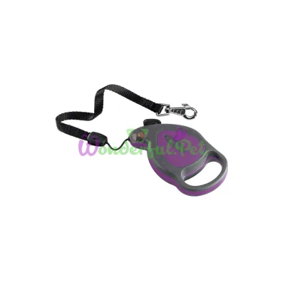 Поводок-рулетка для собак до 8 кг Ferplast Flippy Deluxe Mini Purple со шнуром фиолетовый 3 м