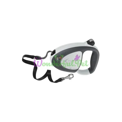 Поводок-рулетка для собак до 50 кг Ferplast Flippy Tech Tape L Grey с лентой серый 5 м