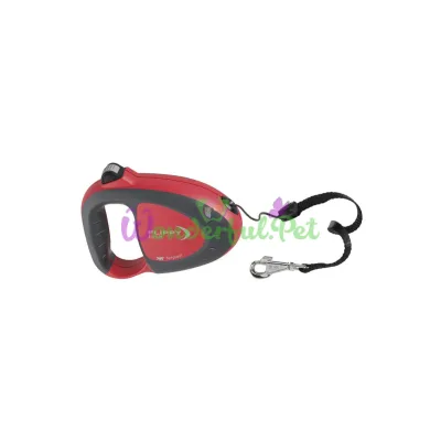 Поводок-рулетка для собак до 50 кг Ferplast Flippy Tech Cord L Red со шнуром красный 5 м