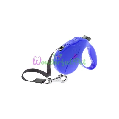 Поводок-рулетка для собак до 50 кг Ferplast Amigo Easy L Tape Blue c лентой синий 5 м