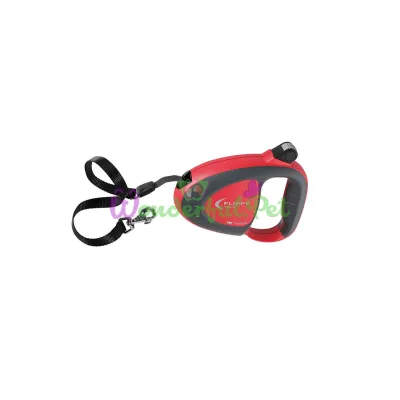 Поводок-рулетка для собак до 12 кг с лентой Ferplast Flippy Tech Tape Red красный 3 м