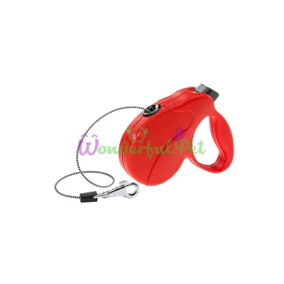 Поводок-рулетка для собак до 12 кг Ferplast Amigo Easy Mini Cord Rosso cо шнуром красный 3 м