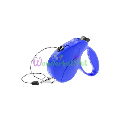 Поводок-рулетка для собак до 12 кг Ferplast Amigo Easy Mini Cord Blue cо шнуром синий 3 м