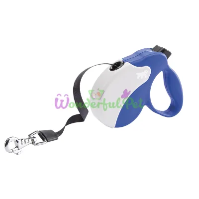 Поводок-рулетка Ferplast Amigo S Tape Blue-White для собак c лентой сине-белый 14x3,6x12 см