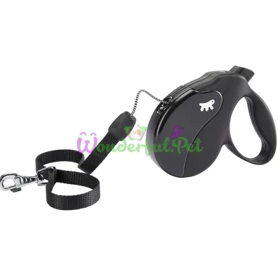 Поводок-рулетка Ferplast Amigo S Cord Black Lead для собак cо шнуром черный 14x3,6x12 см