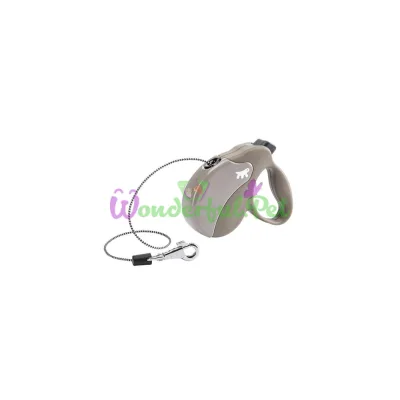 Поводок-рулетка Ferplast Amigo Mini Cord Dove-Grey Lead для собак cо шнуром бежево-серый 12x3x10 см