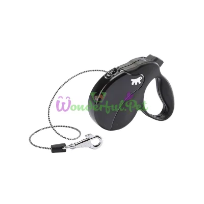 Поводок-рулетка Ferplast Amigo Mini Cord Black Lead для собак cо шнуром черный 12x3x10 см