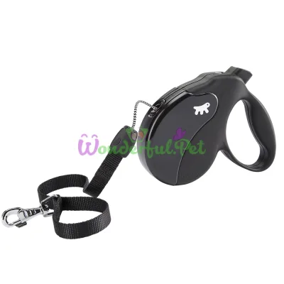 Поводок-рулетка Ferplast Amigo M Cord Black Lead для собак cо шнуром черный 15x3,6x14 см