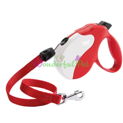Поводок-рулетка Ferplast Amigo Long Cord Red-White для собак cо шнуром 15x3,6x14 см