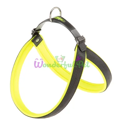 Эргономичная шлейка Ferplast Agila Fluo 7 Yellow для собак 63x71 см