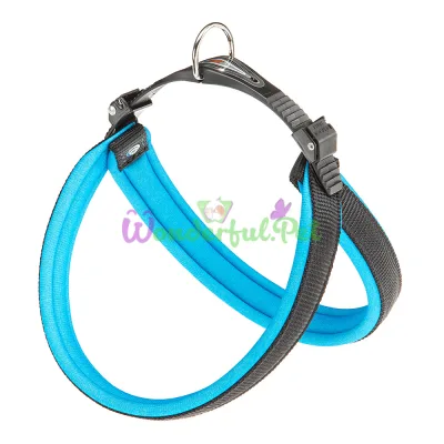 Эргономичная шлейка Ferplast Agila Fluo 5 Blue для собак 50x58 см