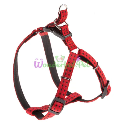 Нейлоновая шлея Ferplast Cricket P Medium для собак красная A=B: 45x63 см