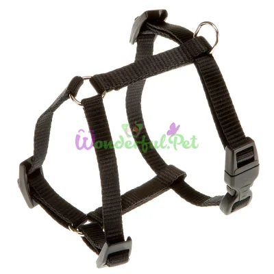 Нейлоновая шлейка Ferplast Champion P XS Black для собак черная А: 22x38 B: 25x38 см