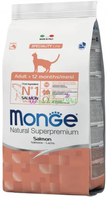 Сухой корм MONGE CAT Adult Salmon 10 кг