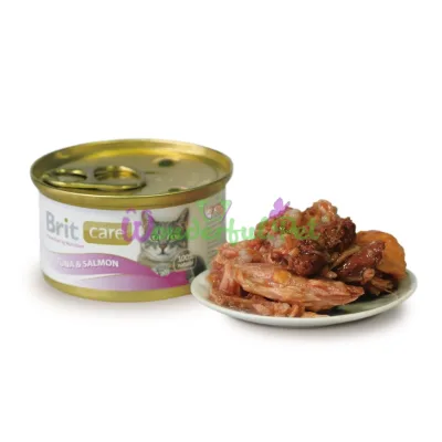 Влажный корм Brit Care Cat Tuna Salmon 80 г