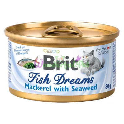 Влажный корм Brit Fish Dreams Scoomber 80 г