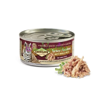 Влажный корм Carnilove Cat Turkey Reindeer 100 г
