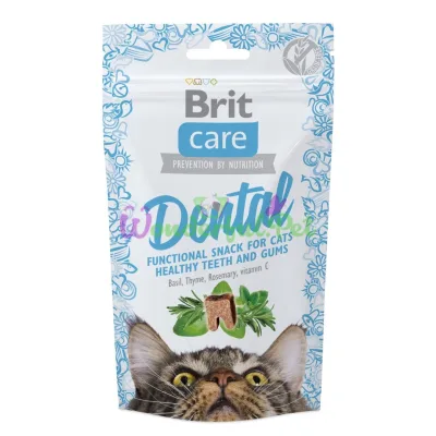 Ласощі Brit Care Cat Functional Snack Dental 50 г