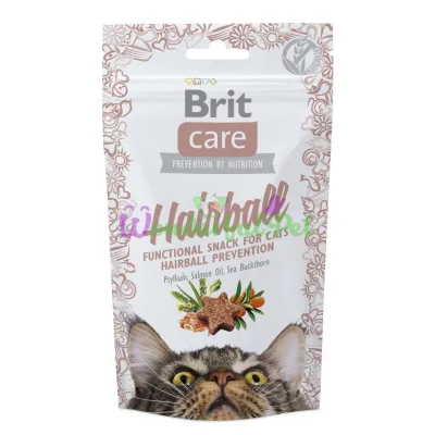 Ласощі Brit Care Cat Functional Snack Hairball 50 г