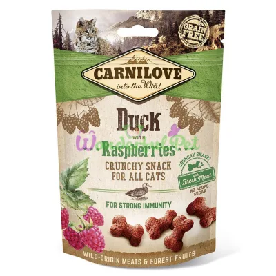 Carnilove Duck Raspberries Cat Treat 50 g