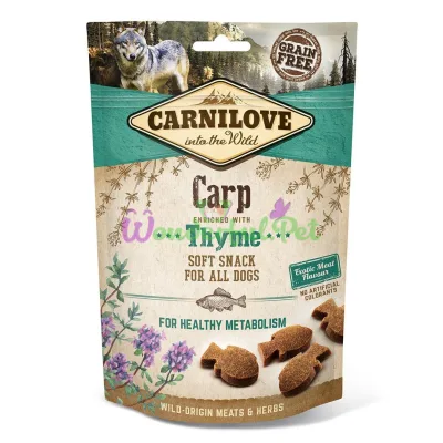 Лакомство Carnilove Dog Carp Thyme 200 г