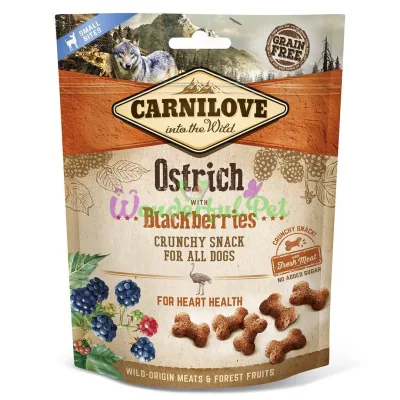 Ласощі Carnilove Dog Ostrich Blackberries 200 г
