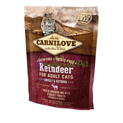 Сухой корм Carnilove Cat Energy Outdoor Reindeer 400 г