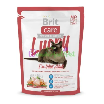 Сухой корм Brit Care Cat Lucky I am Vital Adult 400 г