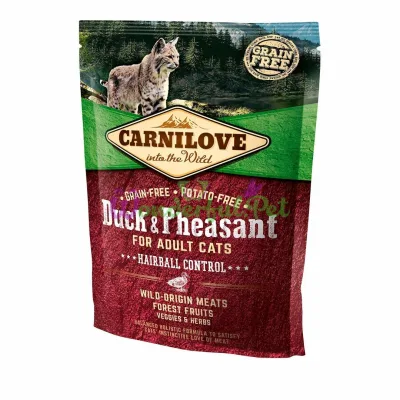 Сухой корм Carnilove Cat Hairball Control Duck Pheasant 400 г