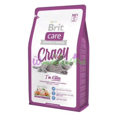 Сухой корм Brit Care Cat Crazy Im Kitten 2 кг