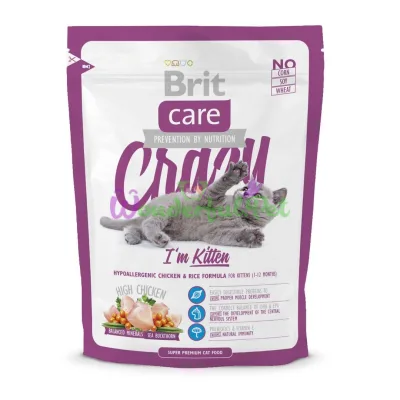 Сухой корм Brit Care Cat Crazy Im Kitten 400 г